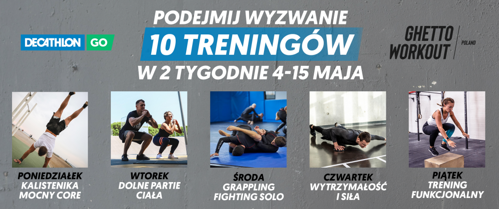 Treningi: www.go.decathlon.pl